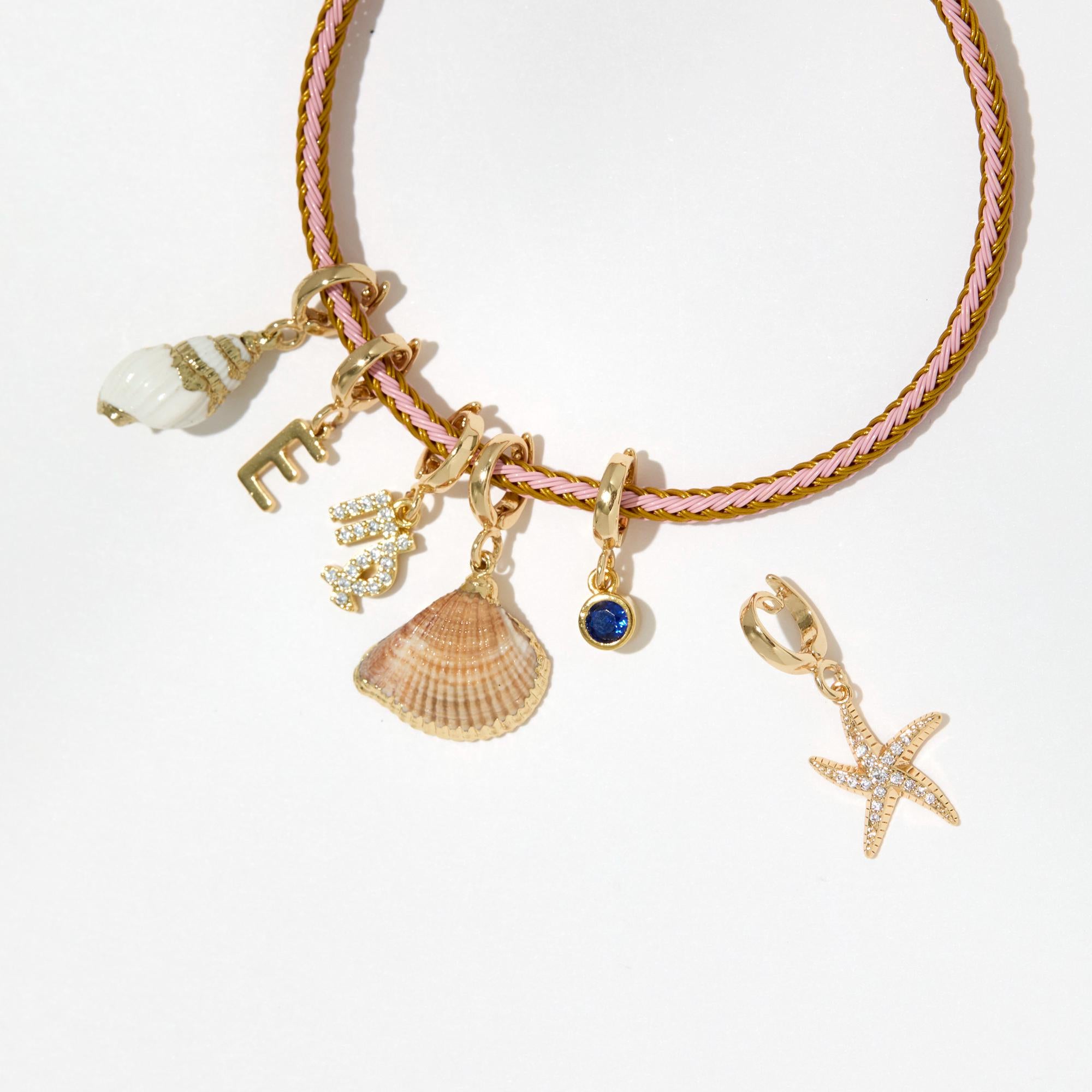 Zodiac Bracelet - Nautical Rope Bracelet with Assorted Charms - Personalized Jewelry - Multi Charm Bracelet - Choose your charm Bracelet