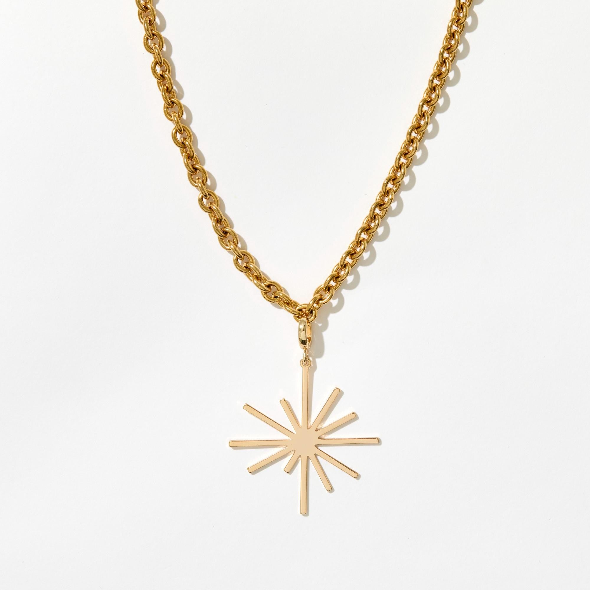 Celestial Star Necklace - Handmade Silver Jewelry - Minimalist Charm Necklace - Gift for Her