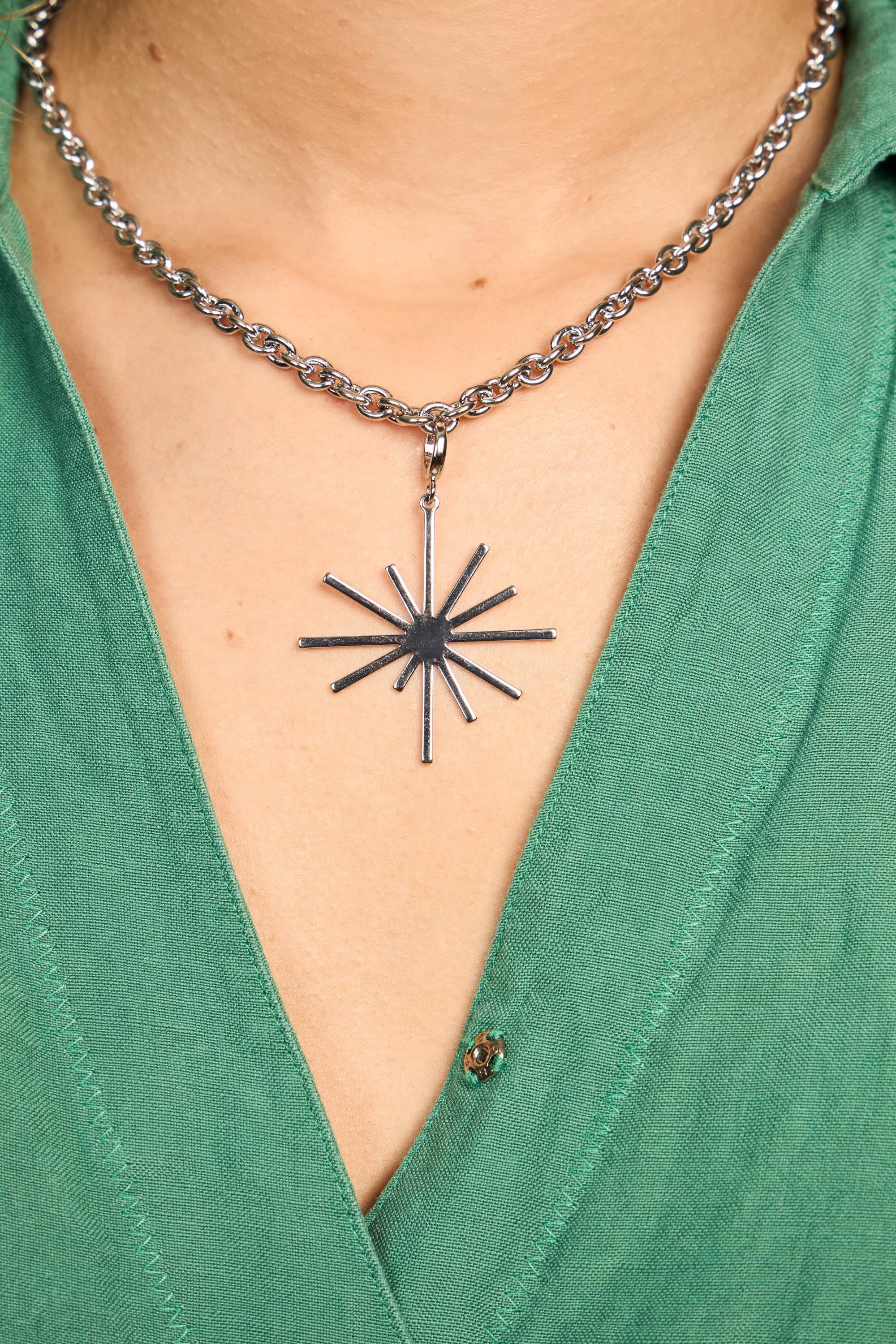 Celestial Star Necklace - Handmade Silver Jewelry - Minimalist Charm Necklace - Gift for Her